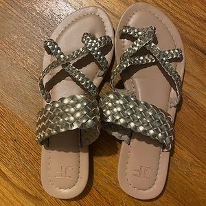 Gold Strappy Sandals